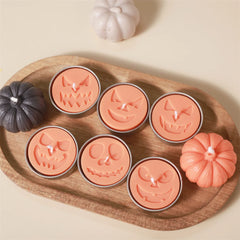 Nicole Haunted Grins Tealight Candle Silicone Mold Halloween Candle Mould Handmade Candle Making Supplies