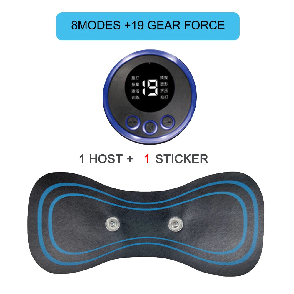 Electric Pulse Neck Massager EMS Cervical Massage For Neck Back Eletric muscle stimulator Tens electrostimulator
