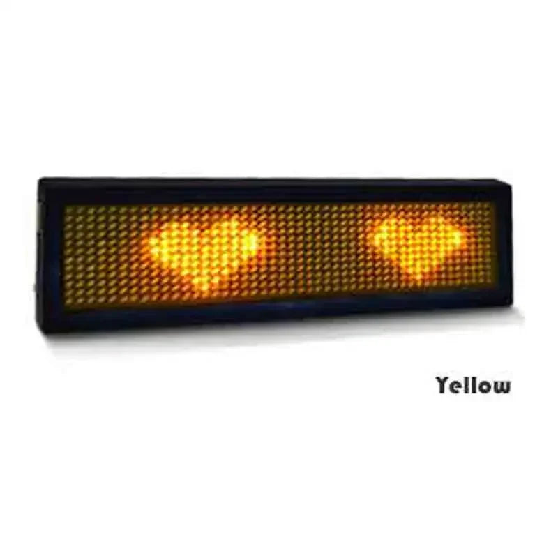 Rechargeable Bluetooth Digital LED Badge Insignia DIY Programmable Scrolling Message Board Mini LED Display LED Name Tag