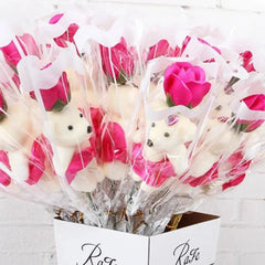 Valentines Day Gift for Boyfriend Girlfriend Flower Soap Wedding Gifts for Guests Bridesmaids Gift Mother's Day Presents