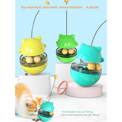 Japan Import Mujie Cat Toy Cat Teaser Tumbler Feather Bell Kittens Self-Hi Relieving Stuffy Bite-Resistant Handy Gadget