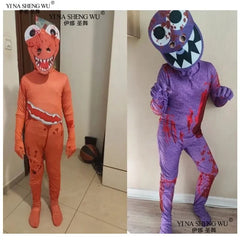 Rainbow Friends Costume Kids Boys Blue Monster Wiki Cosplay Horror Game Halloween Jumpsuit Carnival Birthday Party Boys Costume