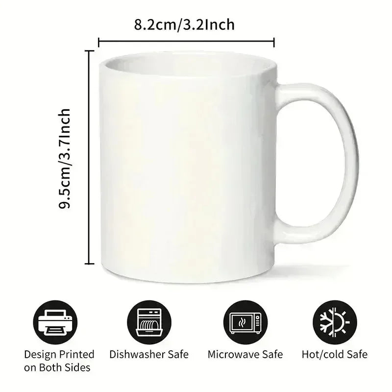Letter Printed Ceramic Coffee Mug World's Best Father Mug Gifts for Dad Unique Father's Day Birthday Holiday Party Gift Birthday