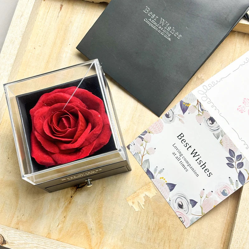 Valentine's Day Rose Gift Box Christmas Present Women's Birthday Party Favor Gift for Mom Girlfriend Bridesmaid Gift