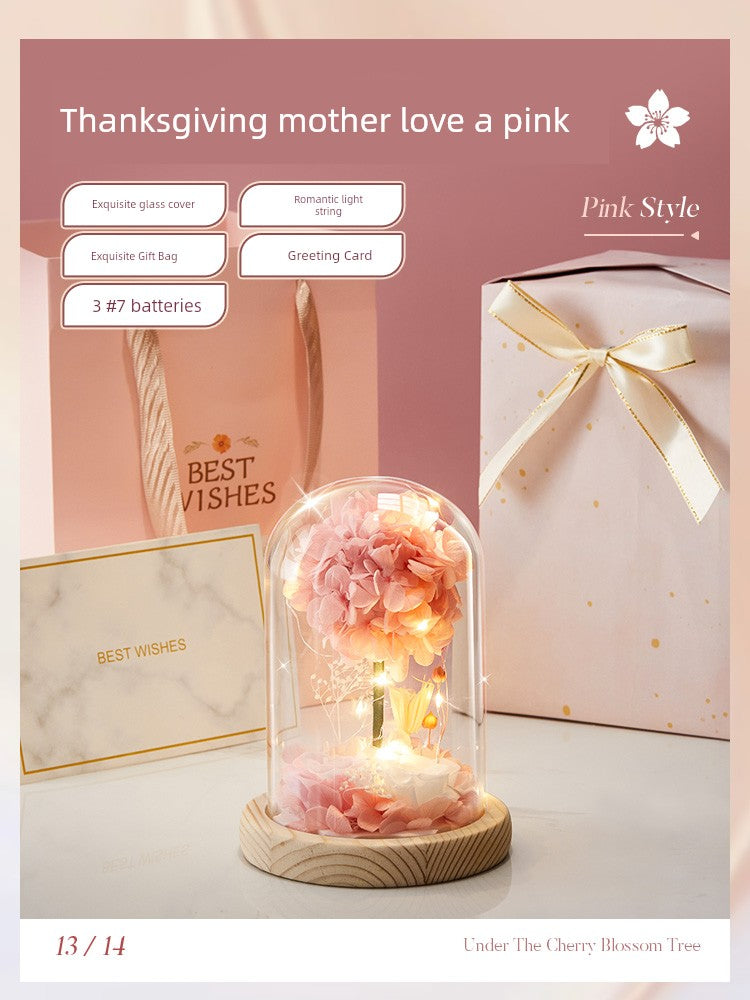 Preserved Fresh Flower Mother's Day to Give Mom Thanksgiving Birthday Gift