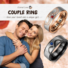 Infinity Engraved Rings for Women & Man