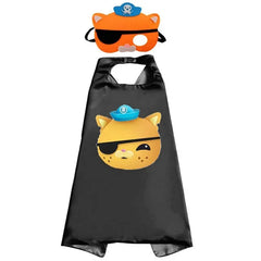 Octonauts Anime Figure Mask Toddler Halloween Role play Costumes Cape With Mask For Kwazii Barnacles Dashi Peso Cosplay Kid Gift