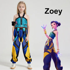 New Anime Kids Girl Roleplay Cosplay Costumes   Full Costume Set for Halloween Carnival Party Suits Clothes Outfit