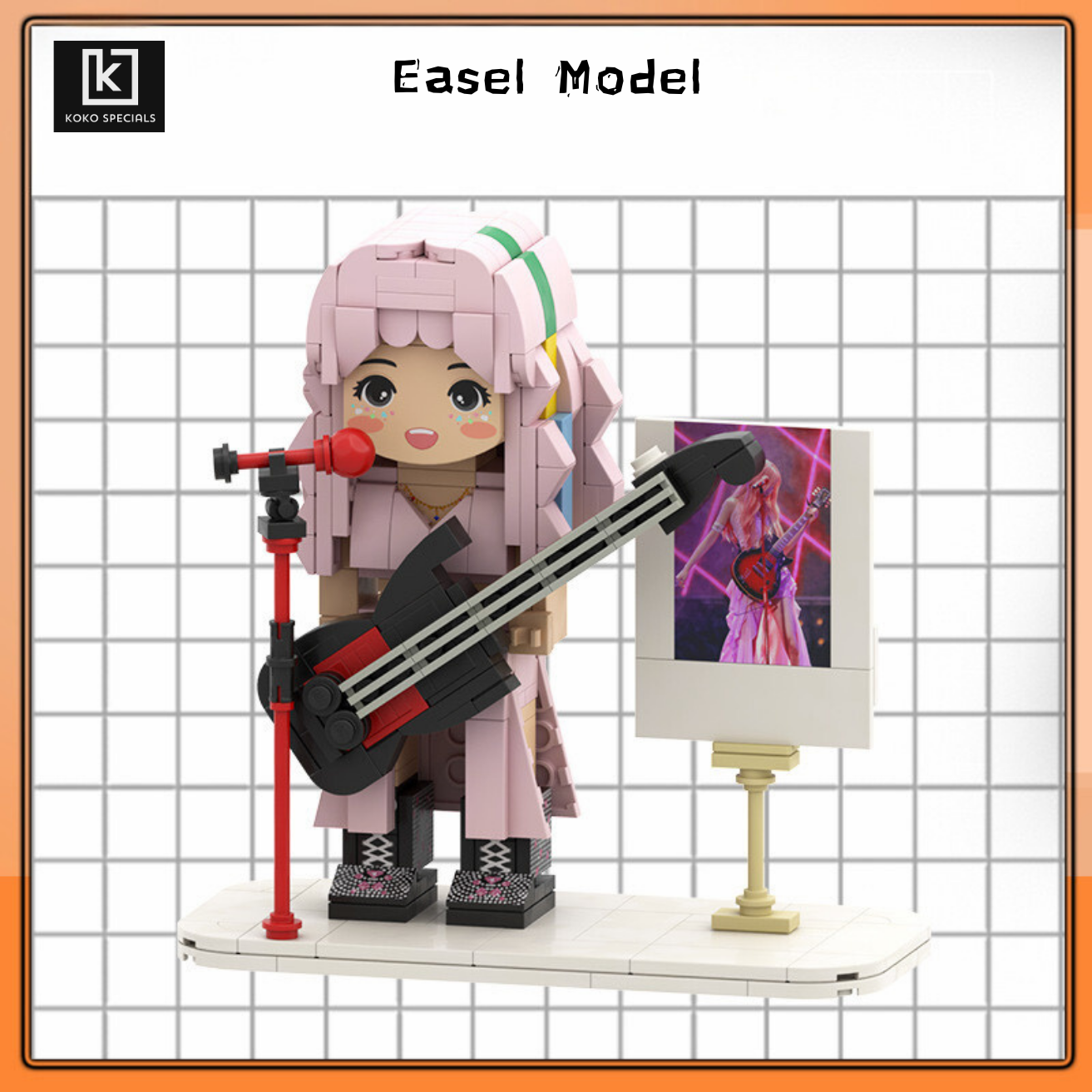 DIY Photo Block Toy Model – Personalized Building Block Figures