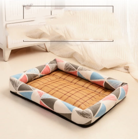 Universal Summer Mat Ice Silk Dog Cat Kennel