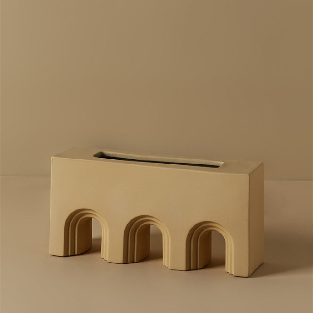 Geometrically Simple Art Vase Ornaments