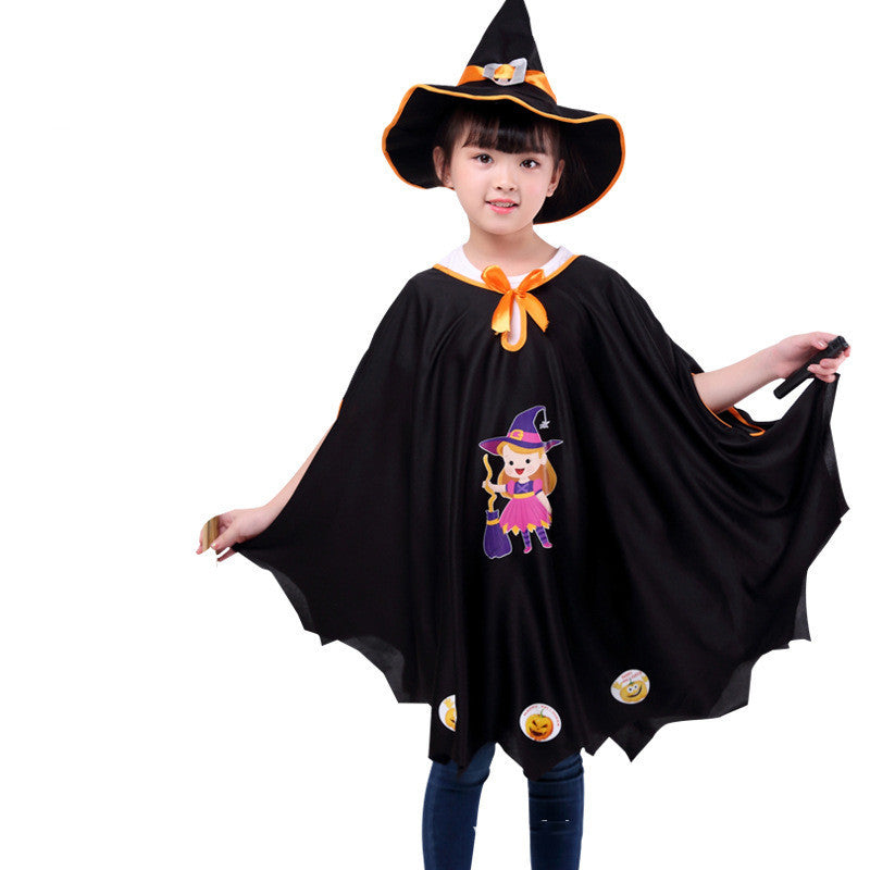 Halloween Children's Cloak Performance Costume Suit