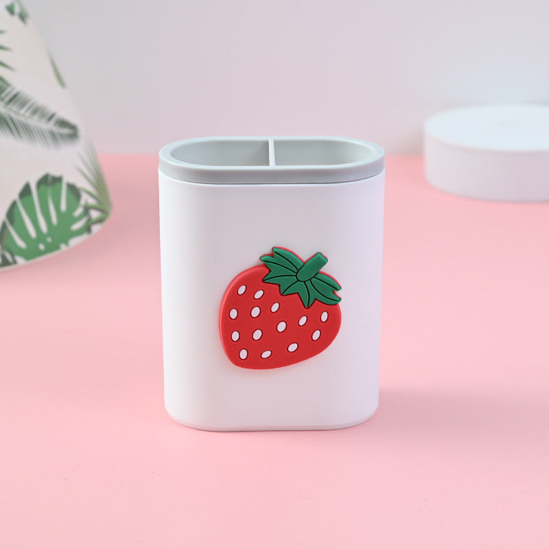 Cartoon Pen Holder Student Stationery Desktop Organizer