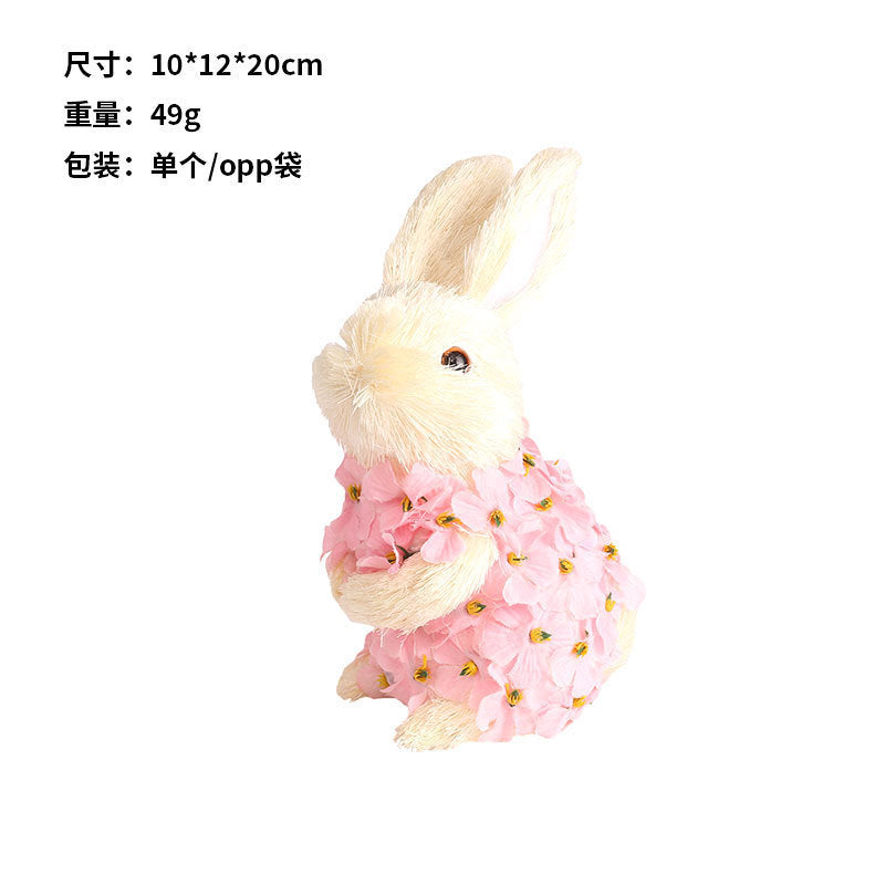 Papyrus Floral Easter Rabbit Home Crafts Ornaments
