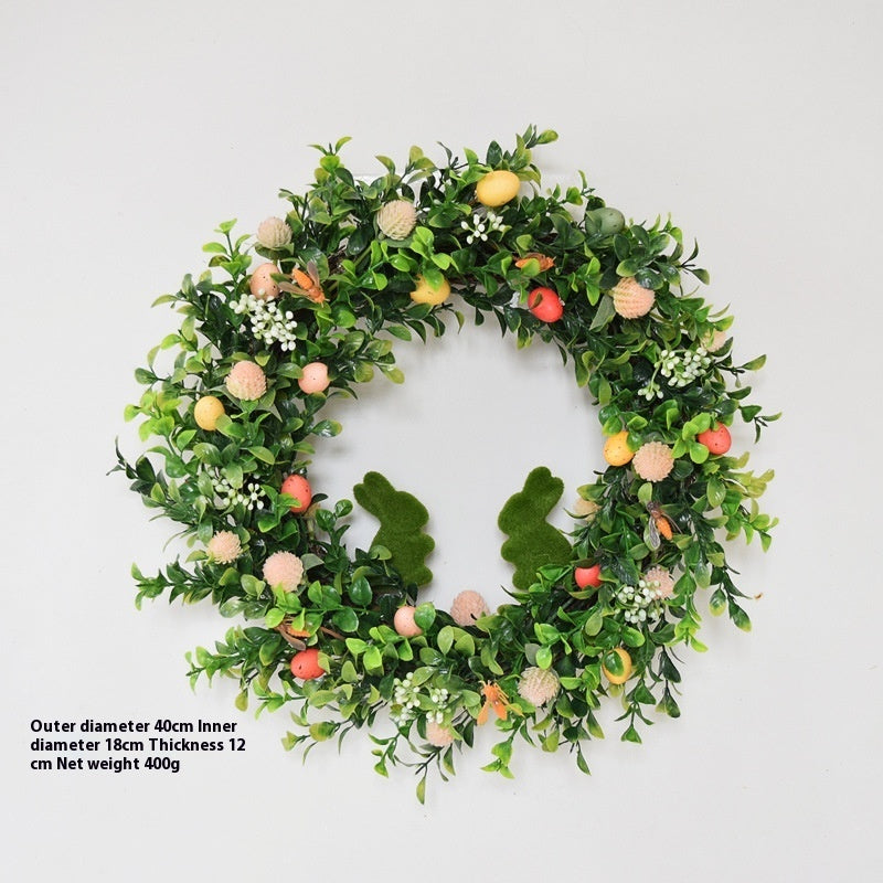 Garden Spring Wall Hangings 40cm Easter Egg Garland