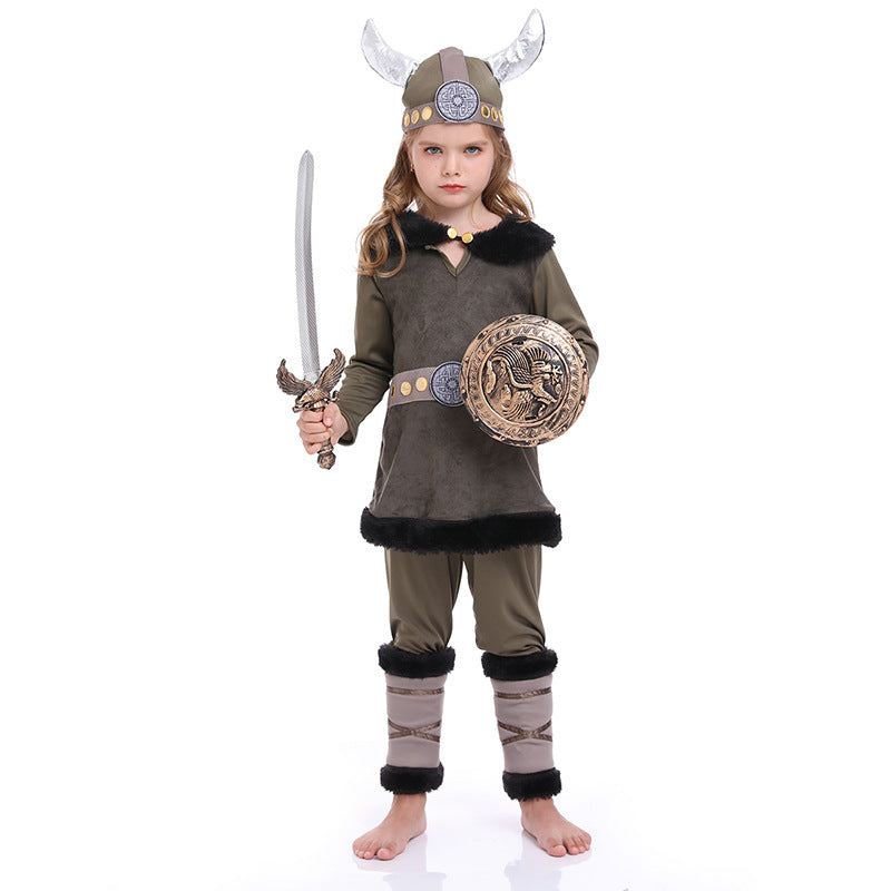 Pirate Bull Devil Warrior Costume Vikings Performance Costume