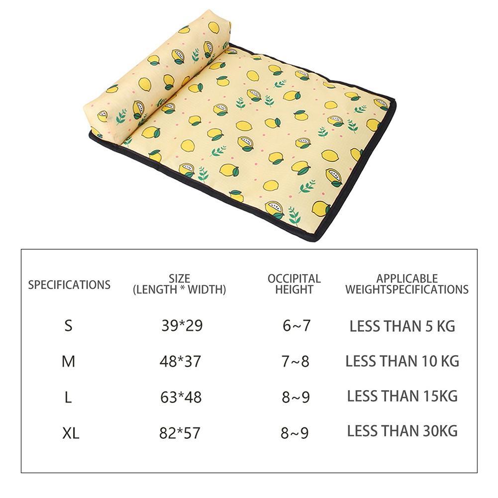Pet Pillow Mat Dog Multicolor Ice Pad