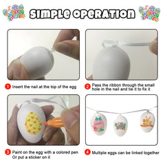 Easter DIY Set Hand-painted Egg Decoration Holiday Pendant Parent-child Interaction