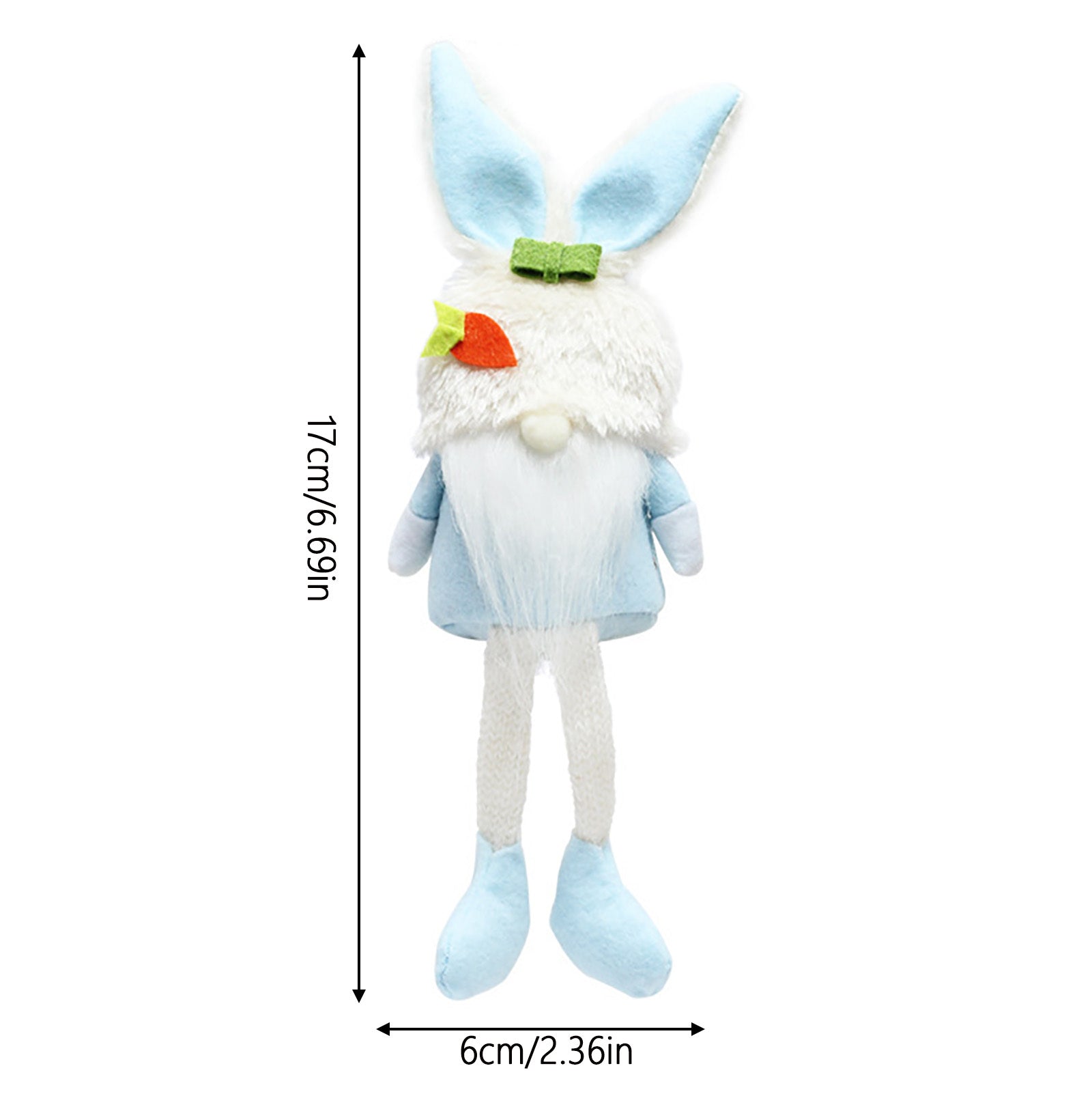 Easter Decoration Carrot Rabbit Faceless Old Man Baby
