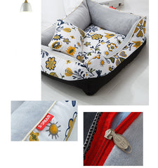 Winter Plush Cat Kennel Dog Kennel Can Be Dismantled And Washed