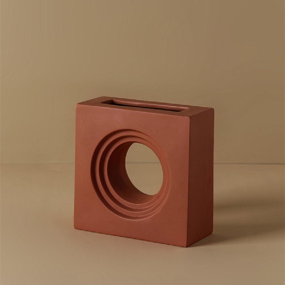 Geometrically Simple Art Vase Ornaments