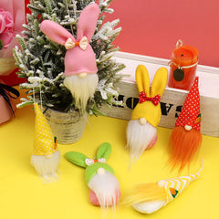 Easter Decorations Elf Rabbit Doll Small Charm Home Ornament