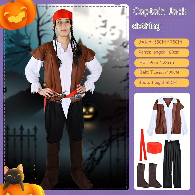 Halloween Costume Play Vampire Suit