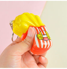 Popcorn Keyring Decompression Toy