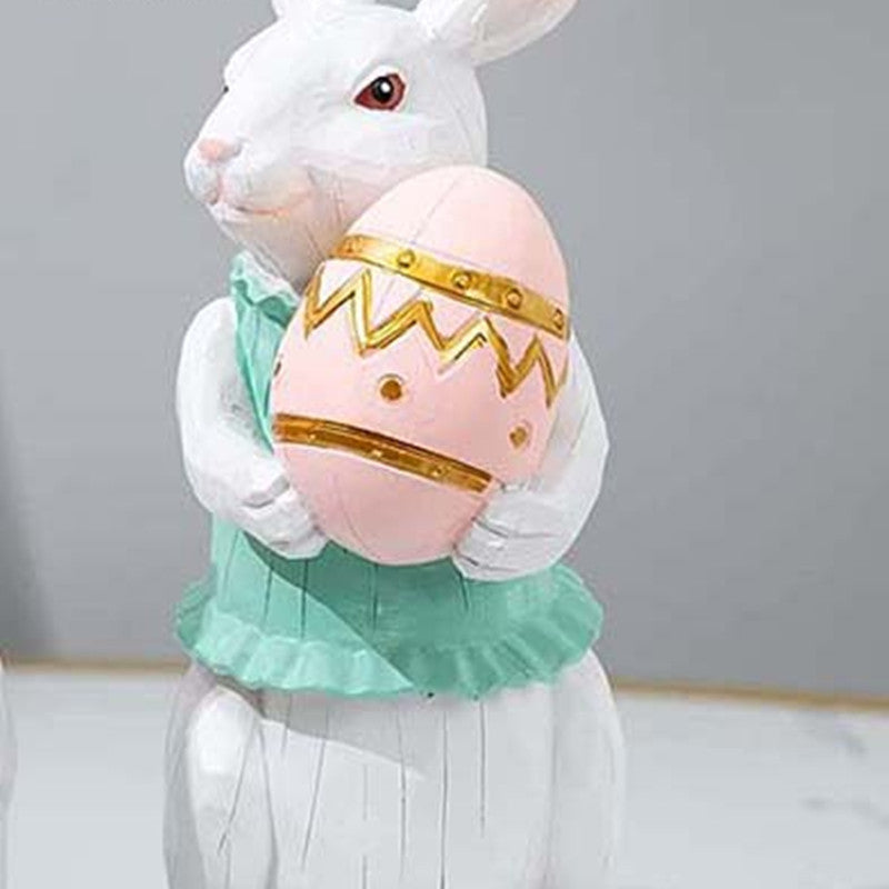 Easter Cute Resin Rabbit-shaped Decorative Ornaments