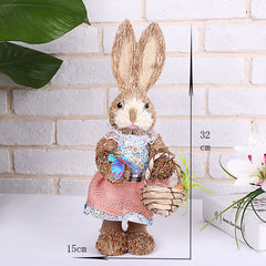 Papyrus Easter Bunny Ornament Home Jewelry Props
