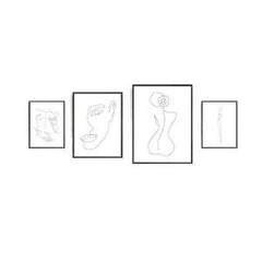 Chic Feminine Canvas Simple Wall Art Home Decor