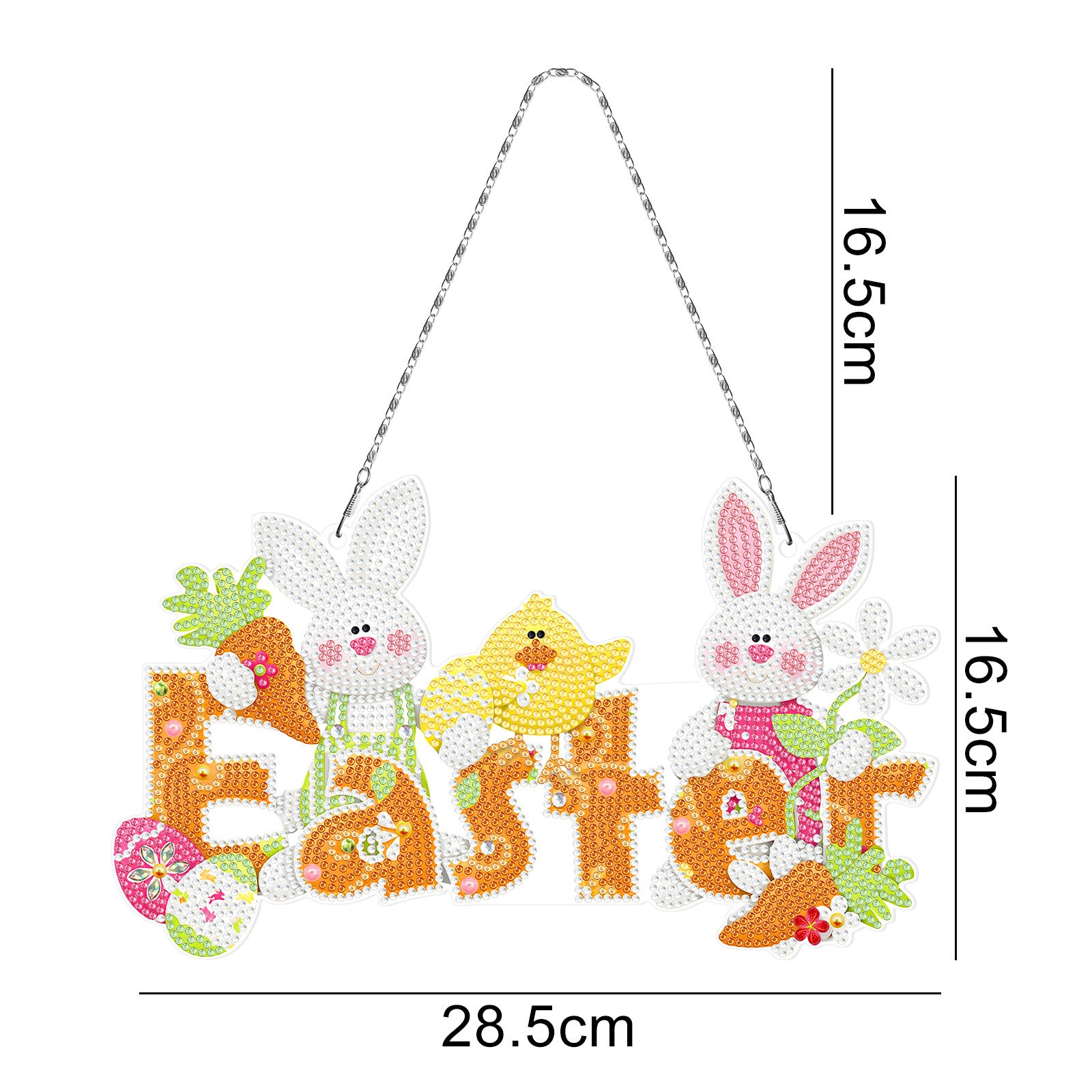 Handmade DIY Diamond Painting Cartoon Easter Bunny