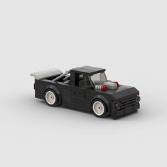 Competitive Pickup Truck Toy Cargo Racing Car Model Building Blocks Toy