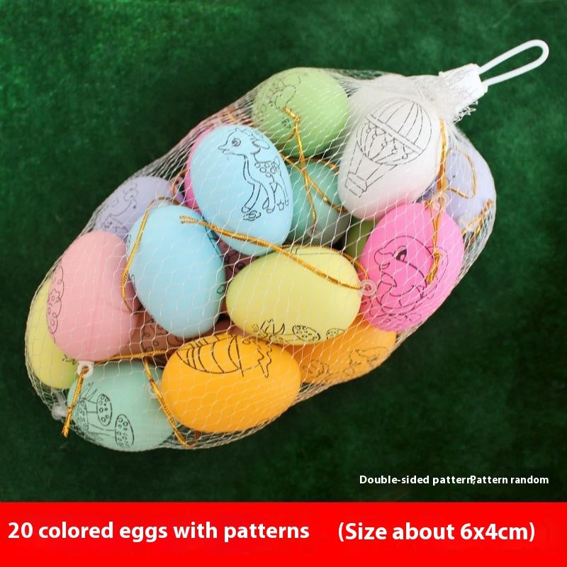 Toy Eggs Diy Children's Handmade Easter Hand-painted Toys