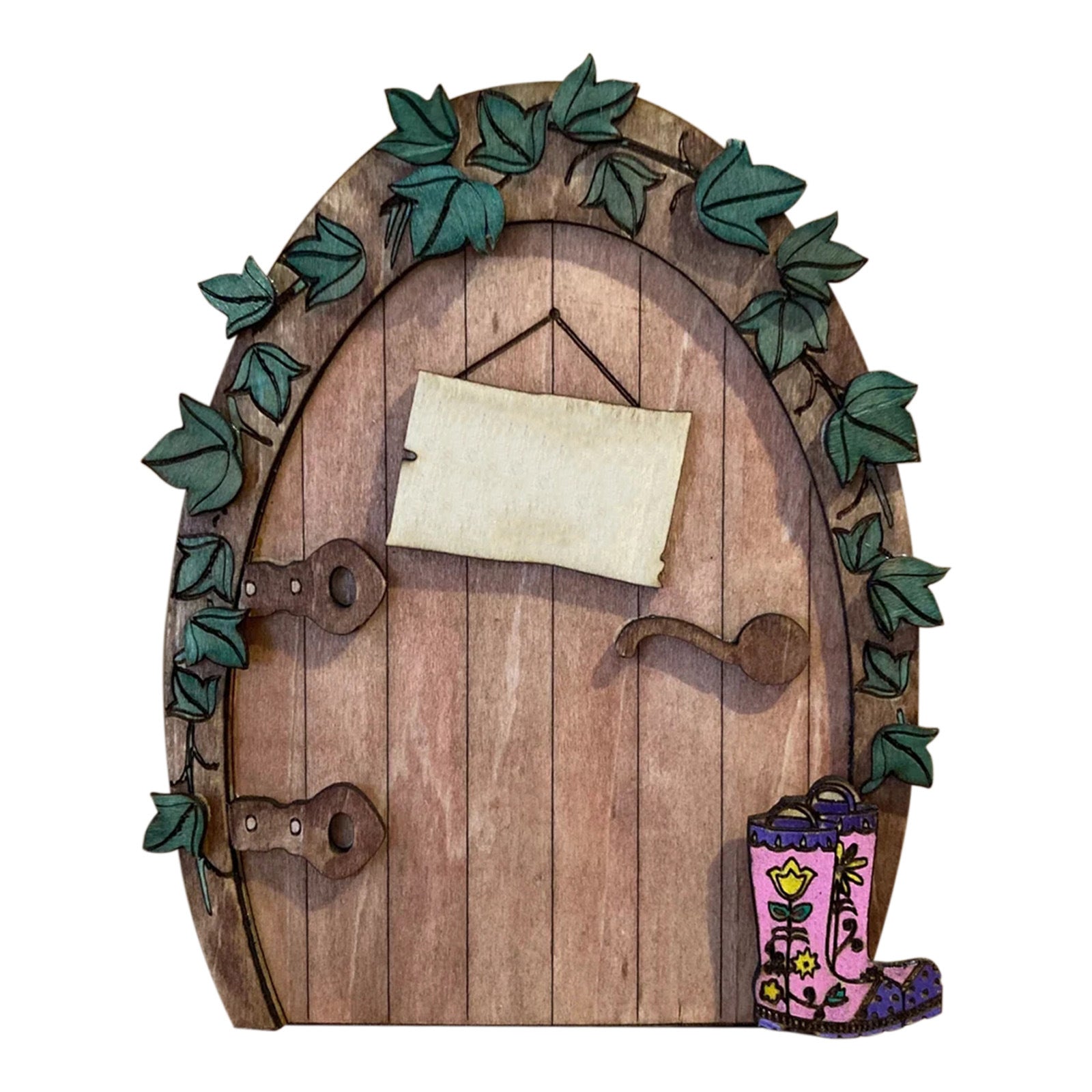 Easter Bunny Fairy Door Craft Decoration