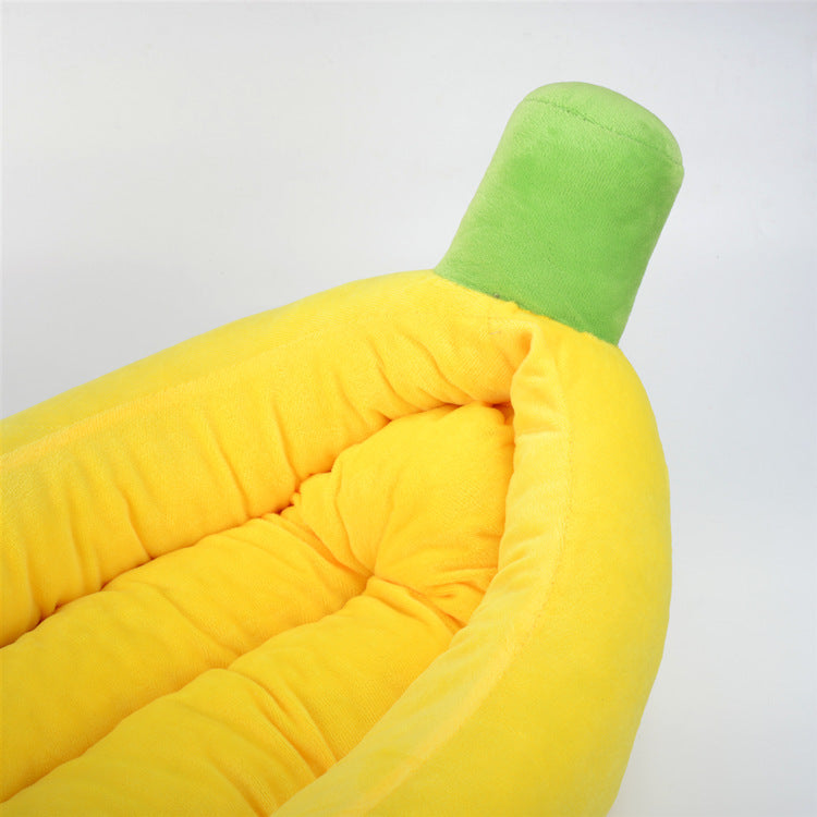 Pet Banana Nest Small  Dog Bed Can Be Disassembled And Washed