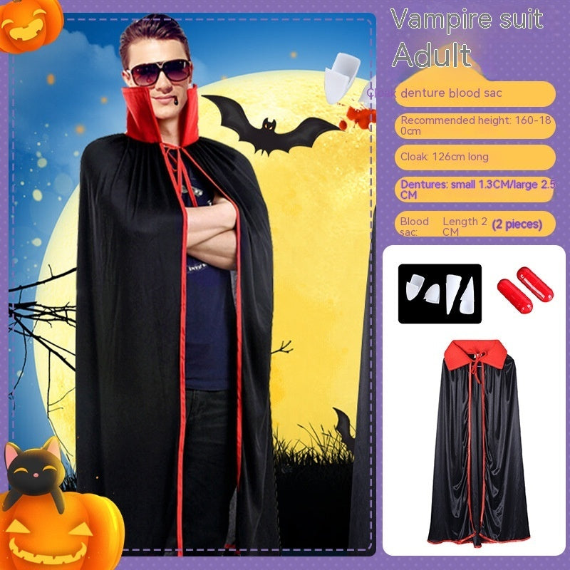 Halloween Costume Play Vampire Suit