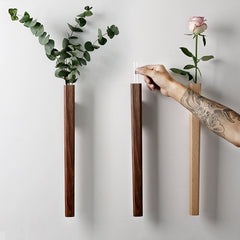 Flower Arrangement Vase Japanese Style Wall Hanging Vase Flower Hydroponic Bottle Rack