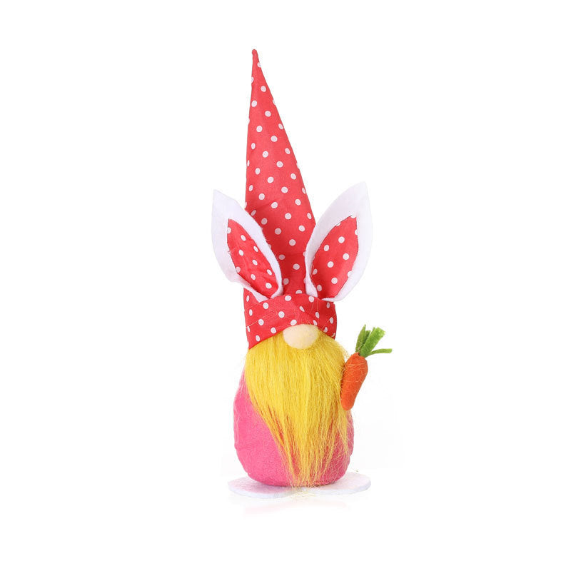 Easter Decorations Rabbit Radish Doll Doll Window Home Decoration Ornaments