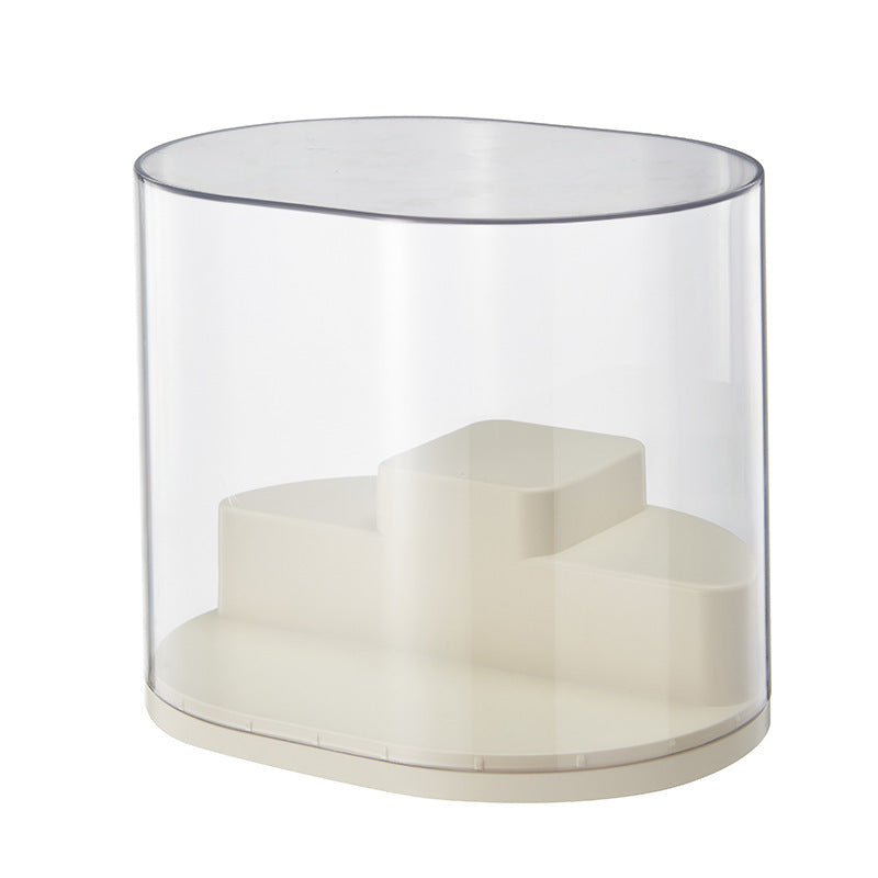 Desktop Dustproof Cream Wind Display Organizer