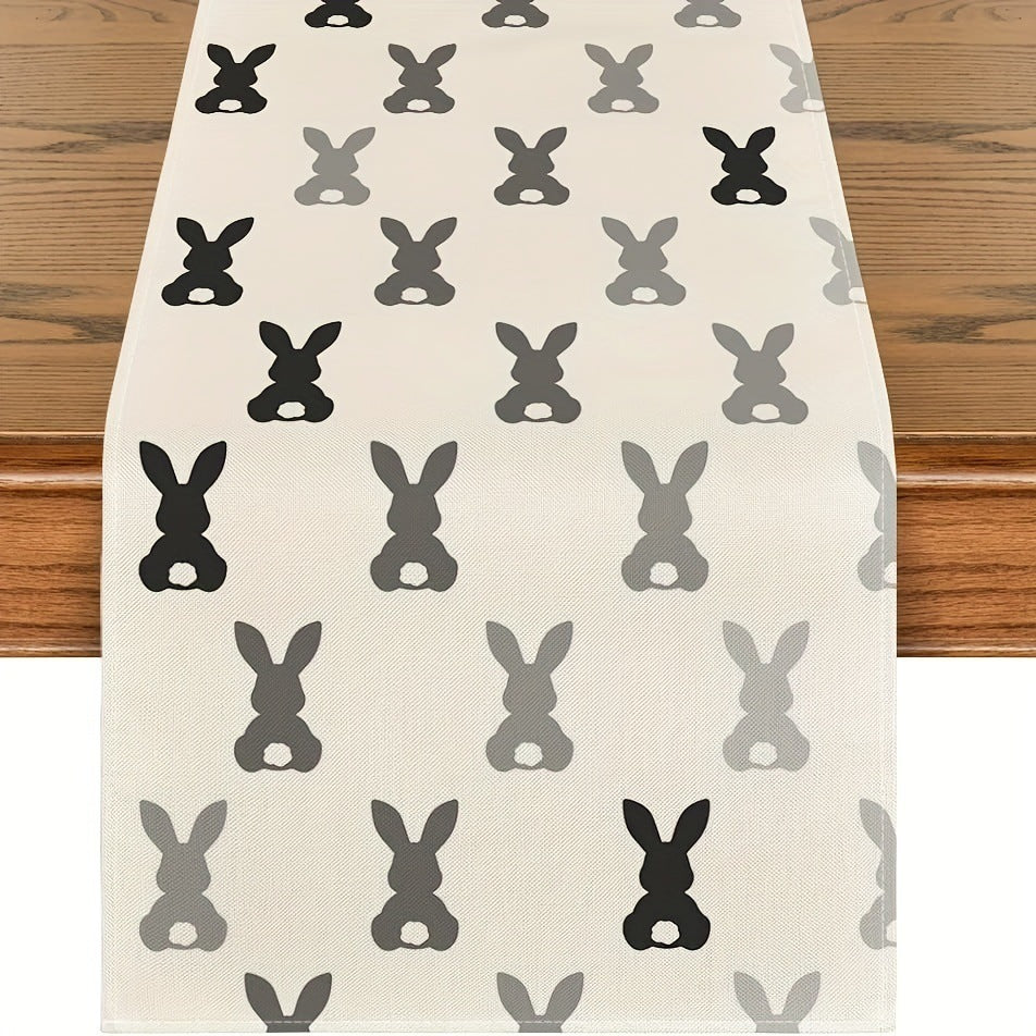 Linen Easter Rabbit Egg Restaurant Holiday Decoration Tablecloth