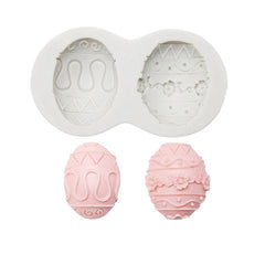 Easter Egg Bunny Fondant Cake Baking Silicone Mold
