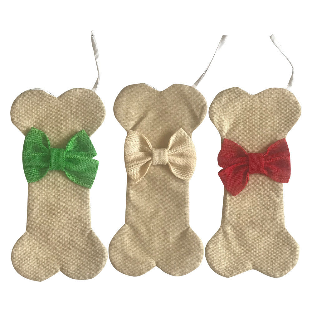 Dog Bone Modeling Decoration Christmas Stockings