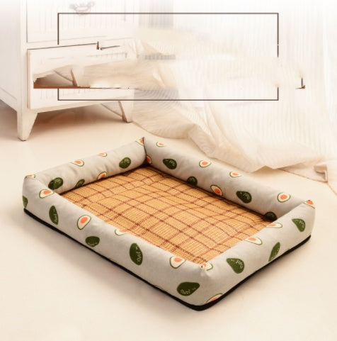 Universal Summer Mat Ice Silk Dog Cat Kennel