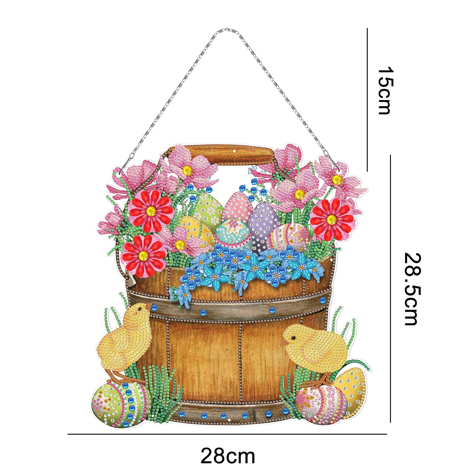 Handmade DIY Diamond Painting Cartoon Easter Bunny