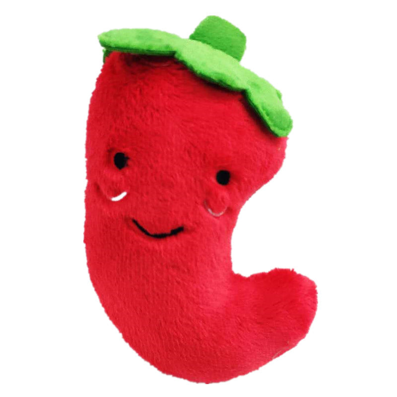 Pet Dog Plush Vocal Vegetable And Fruit Toy