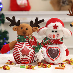 Apple bag Christmas decoration gift bag Cartoon printed tote bag Christmas Eve